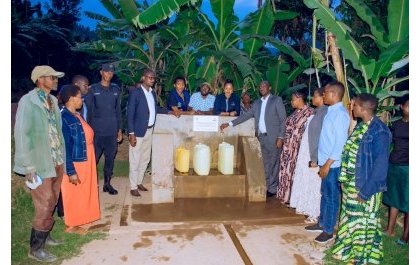 I Nyagatare huzuye umuyoboro w’amazi watwaye miliyoni zirenga 300 Frw