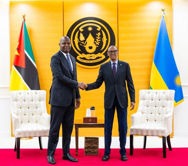 Perezida Kagame yakiriye Daniel Chapo Perezida wa Mozambique